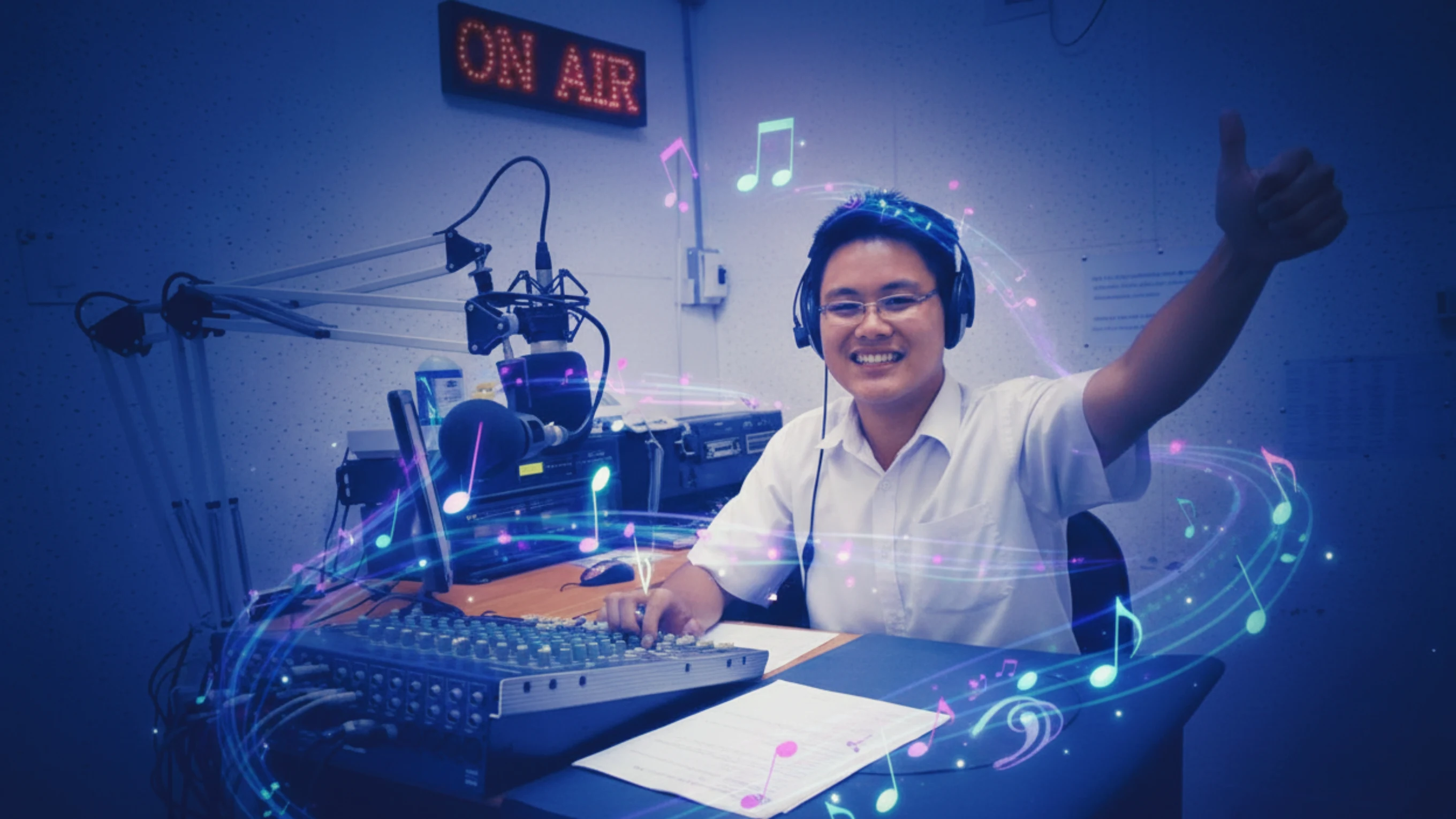 Phillips Throwback as a Radio Host