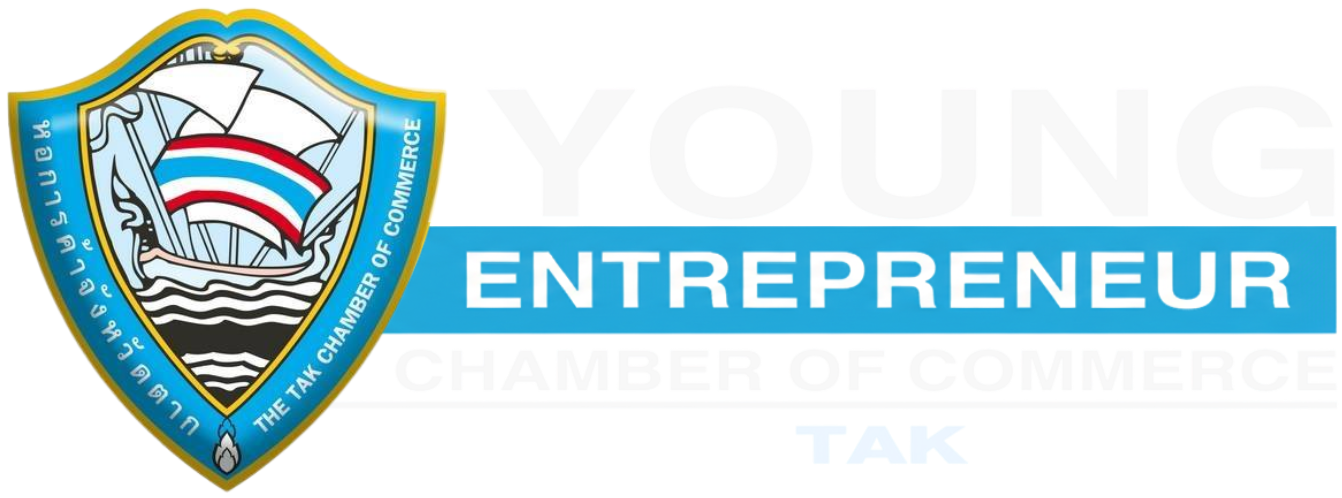 โลโก้ YEC TAK ผู้ประกอบการรุ่นใหม่หอการค้าจังหวัดตาก - พันธมิตรที่ร่วมสร้างการเติบโต